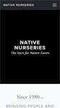 Mobile Screenshot of nativenurseries.com